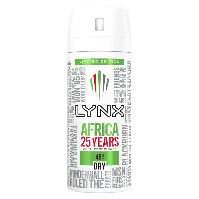 Lynx Dry Africa 48H Antiperspirant Deodorant 150ml